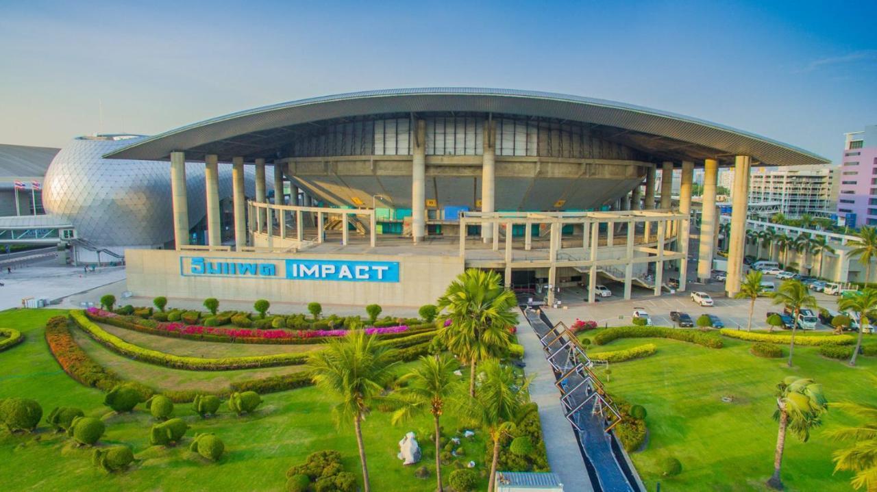 ป็อปปูล่าคอนโด เมืองทองธานี ใกล้ Impact 酒店 公寓 バンコク都 エクステリア 写真
