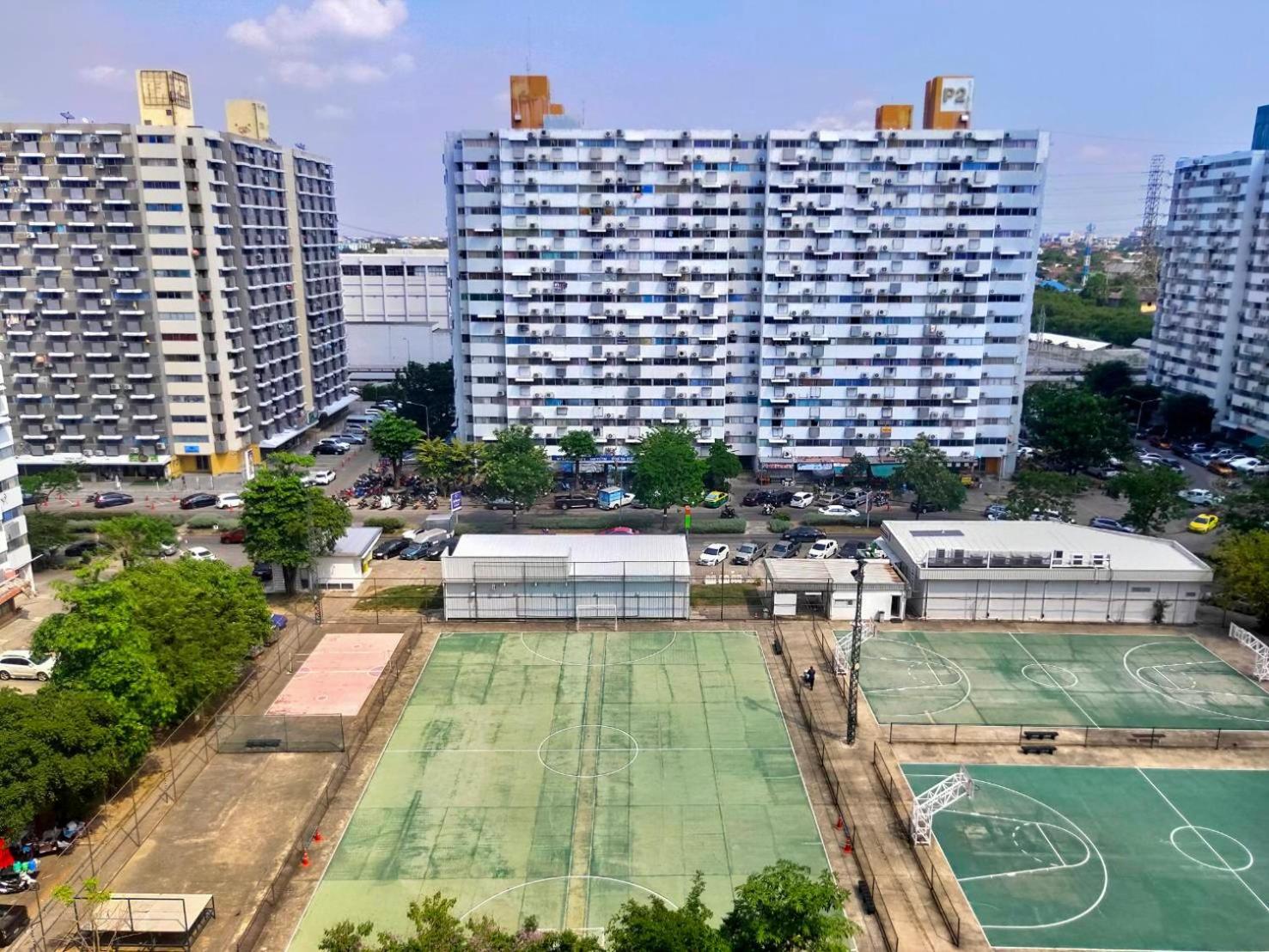 ป็อปปูล่าคอนโด เมืองทองธานี ใกล้ Impact 酒店 公寓 バンコク都 エクステリア 写真
